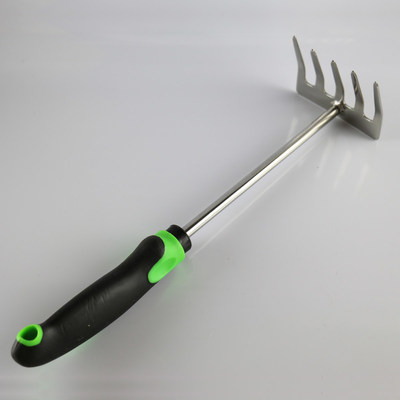 不锈钢五齿耙 阳台盆栽的得力助手与园艺好店推荐